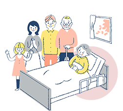 可能な限り、「最期の瞬間まで在宅」を叶えます